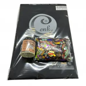 Cenk Düz Yazma Siyah + Altınbaşak Polyester Oya İpi + Baget Oya Pulu Seti – Hazır Oya Paketi (200 TL) (305-999-5)