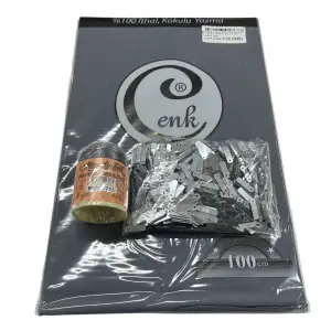 Cenk Düz Yazma Gri + Altınbaşak Polyester Oya İpi + Baget Oya Pulu Seti – Hazır Oya Paketi (200 TL) (305-715)