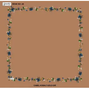 Reyyan İpek 100 cm Desenli Oyalık Yazma (ryyn-455-20)