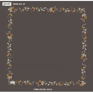 Reyyan İpek 100 cm Desenli Oyalık Yazma (ryyn-455-21)