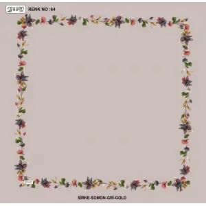 Reyyan İpek 100 cm Desenli Oyalık Yazma (ryyn-455-30)