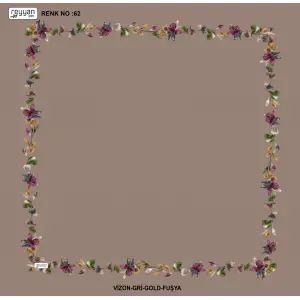 Reyyan İpek 100 cm Desenli Oyalık Yazma (ryyn-455-34)