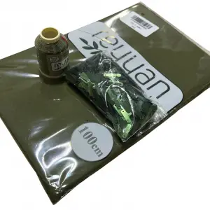 Reyyan İpek 3’lü Hazır Oya Paketi Haki-050 | Yazma + Oya İpi + Baget Pleksi Pul Seti-RHP050