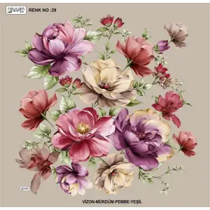 Reyyan İpek 100 cm Desenli Oyalık Yazma (ryyn-456-01)
