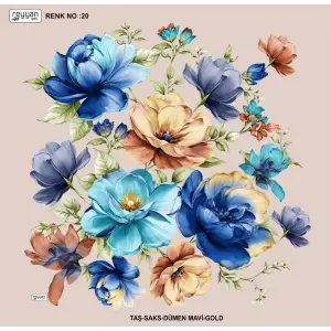 Reyyan İpek 100 cm Desenli Oyalık Yazma (ryyn-456-21)