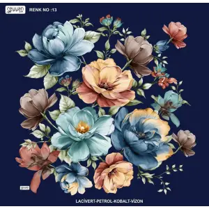 Reyyan İpek 100 cm Desenli Oyalık Yazma (ryyn-456-26)