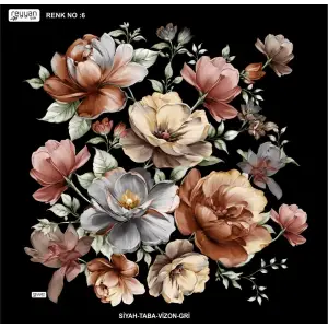 Reyyan İpek 100 cm Desenli Oyalık Yazma (ryyn-456-32)