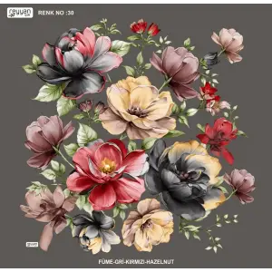 Reyyan İpek 100 cm Desenli Oyalık Yazma (ryyn-456-36)