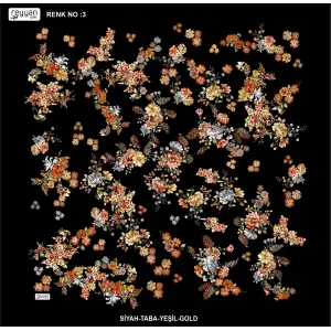 Reyyan İpek 100 cm Desenli Oyalık Yazma (ryyn-457-02)