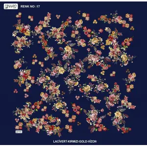 Reyyan İpek 100 cm Desenli Oyalık Yazma (ryyn-457-08)