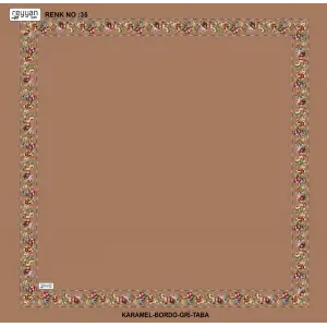 Reyyan İpek 100 cm Desenli Oyalık Yazma (ryyn-458-16)