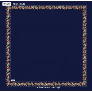 Reyyan İpek 100 cm Desenli Oyalık Yazma (ryyn-458-22)