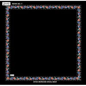 Reyyan İpek 100 cm Desenli Oyalık Yazma (ryyn-458-25)