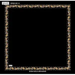 Reyyan İpek 100 cm Desenli Oyalık Yazma (ryyn-458-26)