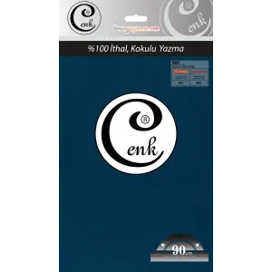 Cenk Yazma 90cm Düz K.Petrol Tekli Poşet Yazma (90cm-585)