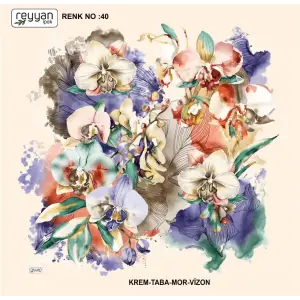 Reyyan İpek 100 cm Oyalık Yazma (ryyn-370-07)