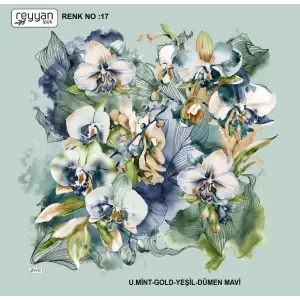 Reyyan İpek 100 cm Oyalık Yazma (ryyn-370-10)