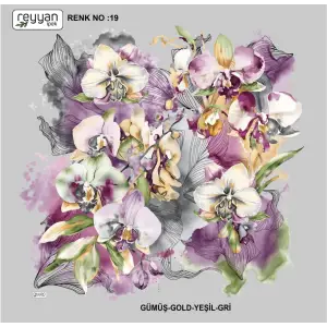 Reyyan İpek 100 cm Oyalık Yazma (ryyn-370-20)