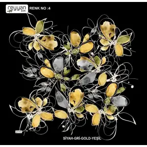 Reyyan İpek 100 cm Oyalık Yazma (ryyn-397-07)