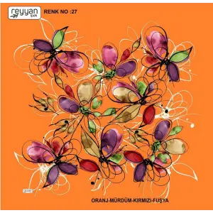 Reyyan İpek 100 cm Oyalık Yazma (ryyn-397-10)