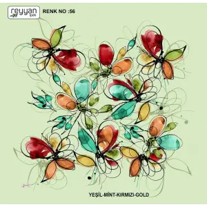 Reyyan İpek 100 cm Oyalık Yazma (ryyn-397-11)