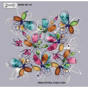 Reyyan İpek 100 cm Oyalık Yazma (ryyn-397-14)