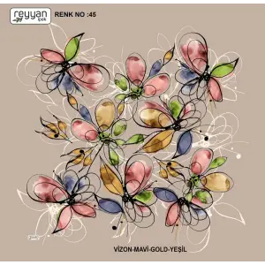 Reyyan İpek 100 cm Oyalık Yazma (ryyn-397-18)