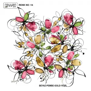 Reyyan İpek 100 cm Oyalık Yazma (ryyn-397-24)