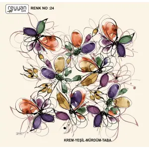 Reyyan İpek 100 cm Oyalık Yazma (ryyn-397-26)