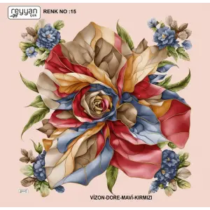 Reyyan İpek 100 cm Oyalık Yazma (ryyn-398-14)