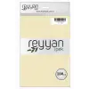Reyyan İpek 100 Cm Düz Poşetli Yazma (Krem)-002