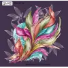 Reyyan İpek 100 cm Desenli Oyalık Yazma (ryyn-447-09)