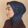 Locella El Dikişli Dijital Soft Eşarp Lacivert Serisi-soft15-03