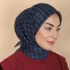 Locella El Dikişli Dijital Soft Eşarp Lacivert Serisi-soft15-06