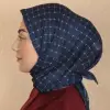 Locella El Dikişli Dijital Soft Eşarp Lacivert Serisi-soft15-06
