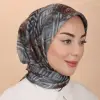 Locella El Dikişli Dijital Soft Eşarp-soft16-05