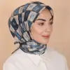 Locella El Dikişli Dijital Soft Eşarp-soft17-07