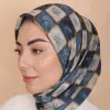 Locella El Dikişli Dijital Soft Eşarp-soft17-07