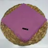 Soft İpek Düz Flamlı Keten Eşarp Gül Pembe (FE424-19)