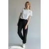 Siyah Kadın Modal Kumaş Eşofman Altı-(ME01-01)