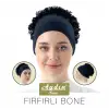 Aydın Dantel Fırfırlı Bone Siyah (FF9901)