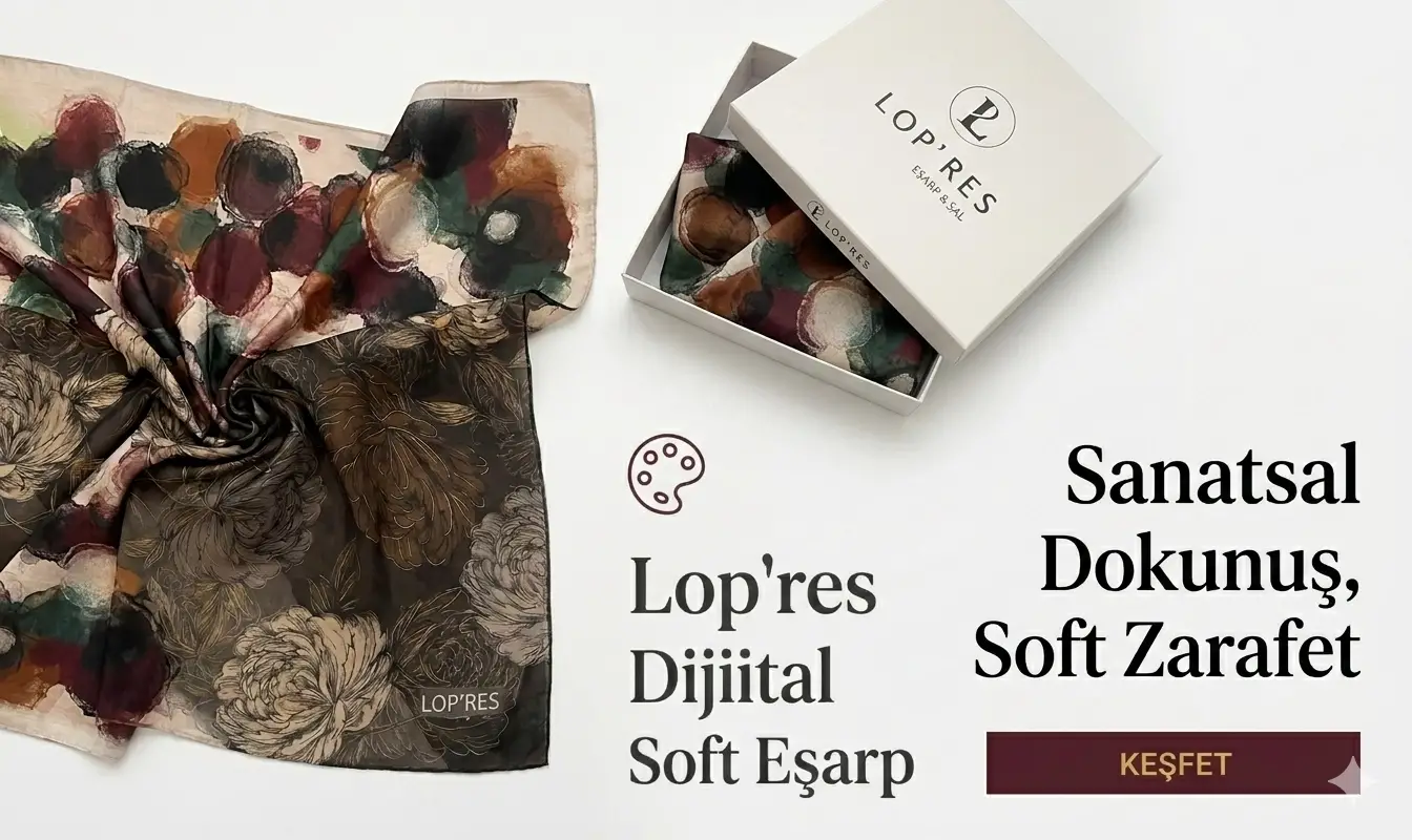 Lopres Dijital Soft Eşarp