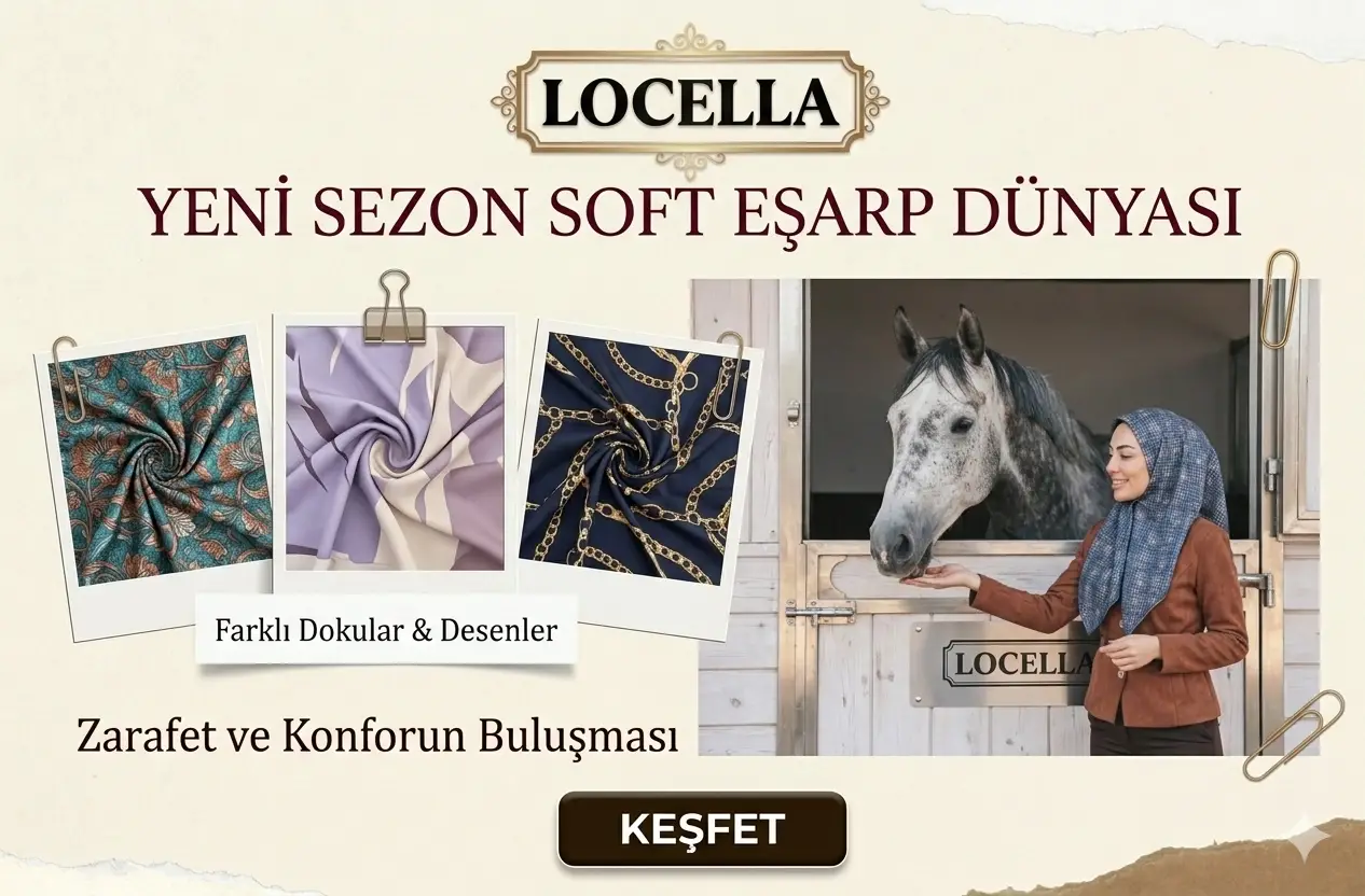 Locella Dijital Soft Eşarp