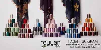 Reyyan İpek 20 Gram Polyester Oya İpi ile Zarif Oya Modelleri