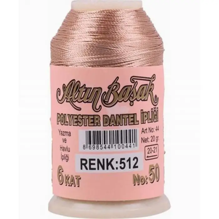 Altınbaşak 20 Gram Polyester Oya İpi (Renk:512)