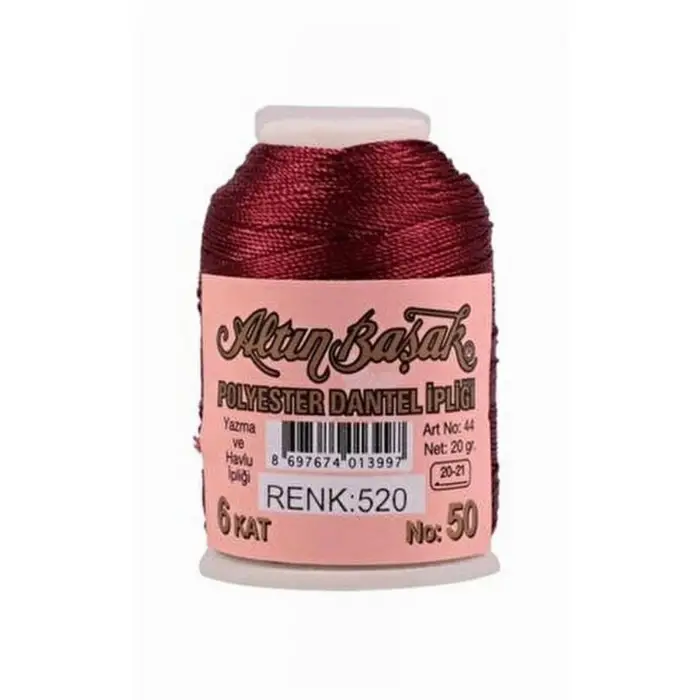 Altınbaşak 20 Gram Polyester Oya İpi (Renk:520)