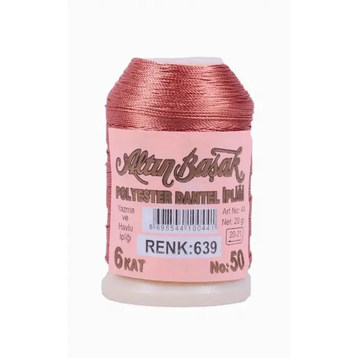 Altınbaşak 20 Gram Polyester Oya İpi (Renk:639)