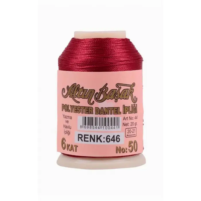 Altınbaşak 20 Gram Polyester Oya İpi (Renk:646)