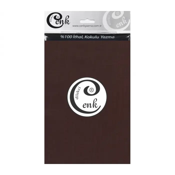 CENK DÜZ 90cm KOYU KAHVE TEKLİ POŞET YAZMA(90cm-029)
