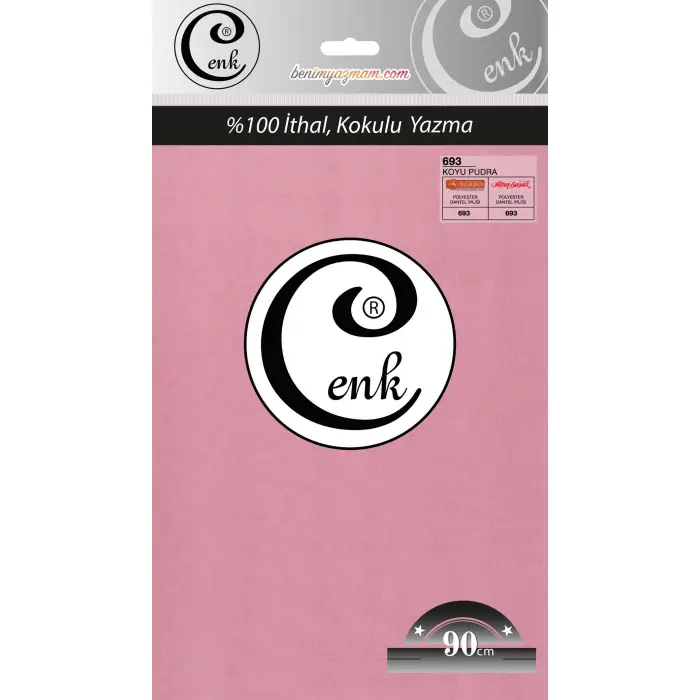 Cenk Yazma 90cm Düz Tekli Poşet Yazma (90cm-693)